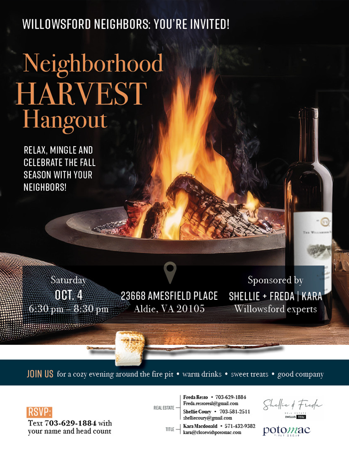 Real Estate & neighborhood social/networking event flyer