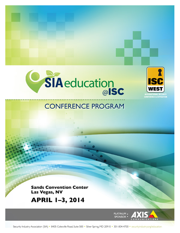 SIA Conference program cover