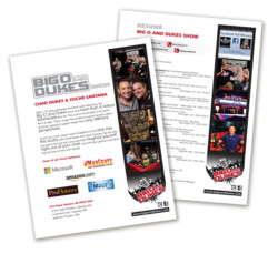 Big O and Duke media kit