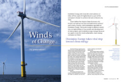 Boulevard magazine feature: Dominion Energy Wind Project