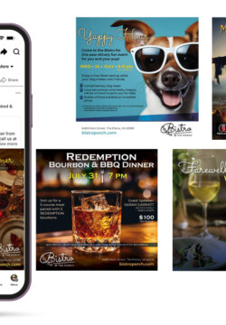 Social Media: Bistro @ The Porch Social Media: Bistro @ The Porch