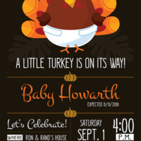 Baby shower invite