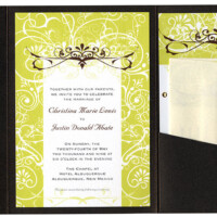 Inside-custom wedding invitation