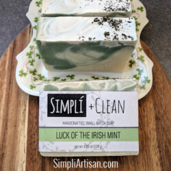 Irish mint soap