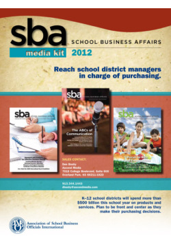 School Business Officials Media Kit