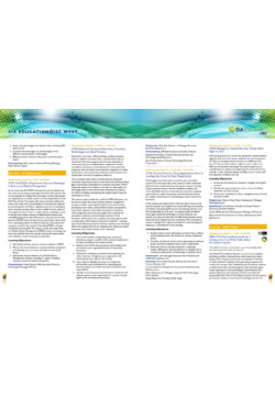 SIA Conference Program