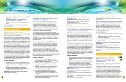 SIA Conference Program